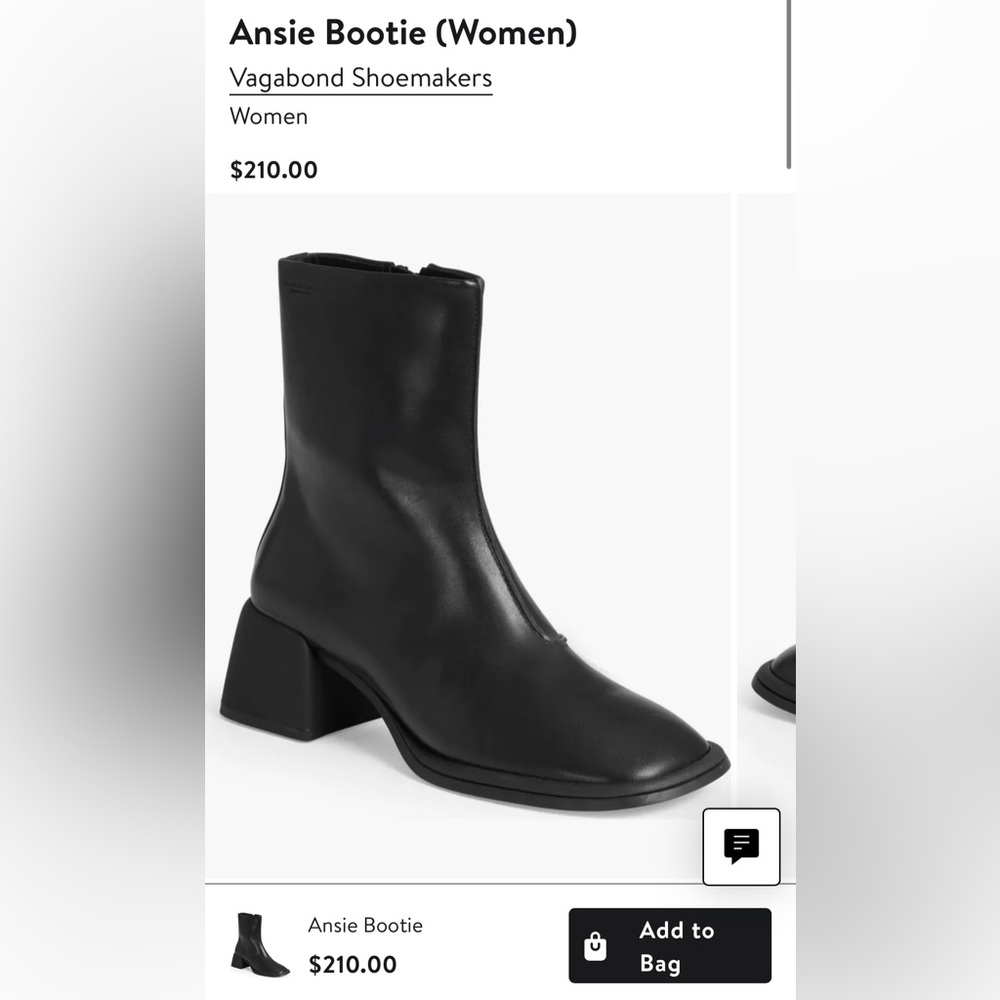 Ansie Bootie (Women) Vagabond Shoemakers